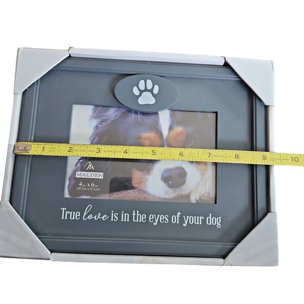 Dog Frame "True Love Is In The Eyes Of Your Dog" Picture Frame 3.5x5 - Picture 5 of 5